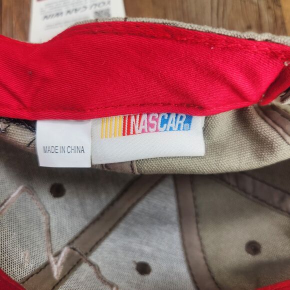 Tony Stewart #14 Stewart-Haas Racing Distressed Strapback Hat Cap Beige Canvas - Picture 10 of 12